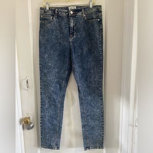 New Jalate Jeans Acid wash NonDistress Skinny Fit Sz 14